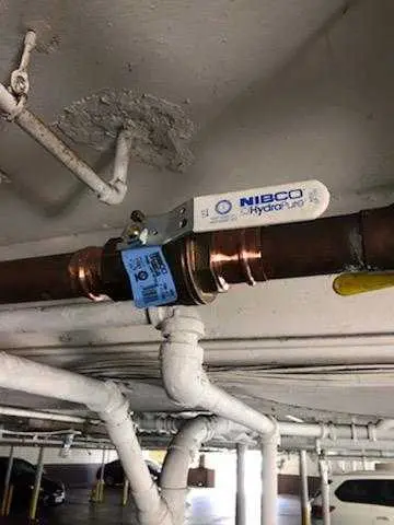 Copper pipe repair and valve work for Backflow Testing in Russell